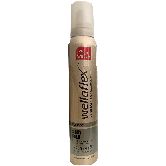 Wella Wellaflex Shiny Hold ultrastarker Schaumhärter 200 ml