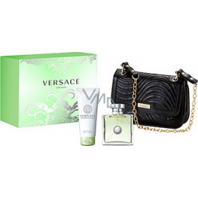 Versace Versense EdT 100 ml Eau de Toilette + 100 ml Bodylotion + Handtasche, Geschenkset für Frauen