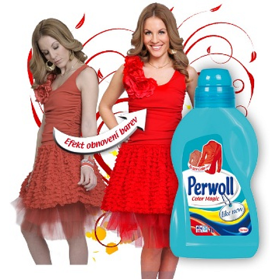 Perwoll Magic Color Flüssigwaschgel für farbige Wäsche 4 l