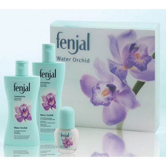 Fenjal Water Orchid Duschgel 200 ml + Körperlotion 200 ml + Roll-on 50 ml, Kosmetikset