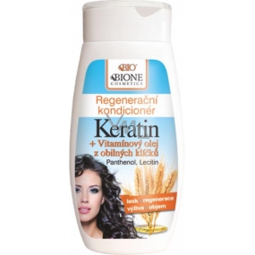 Bione Cosmetics Keratin & Cereal Sprouts Regenerierende Spülung für alle Haartypen 260 ml