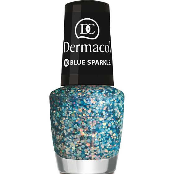 Dermacol Nagellack mit Effekt Nagellack mit Effekt 10 Blue Sparkle 5 ml