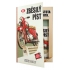 Bohemia Gifts Retro Motorrad Duschgel 200 ml + Shampoo 200 ml mit angenehmem Herrenduft, Buch Kosmetikset für Männer