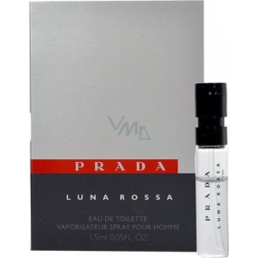 Prada Luna Rossa Eau de Toilette für Männer 1,5 ml mit Spray, Fläschchen