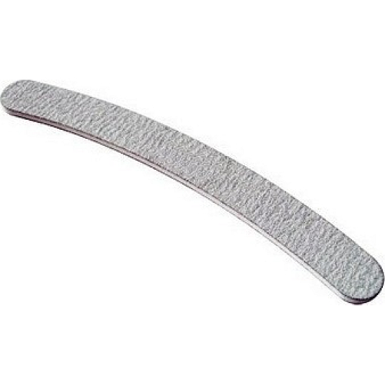 Graue gebogene Schleiffeile 17,7 cm