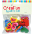 CreaFun Holzperlen Herzmischungsfarben 2,6 x 2 cm 20 Stück