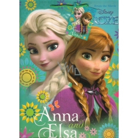 Ditipo Geschenk Papiertüte 26 x 13,7 x 32,4 cm Disney Frozen Anna und Elsa