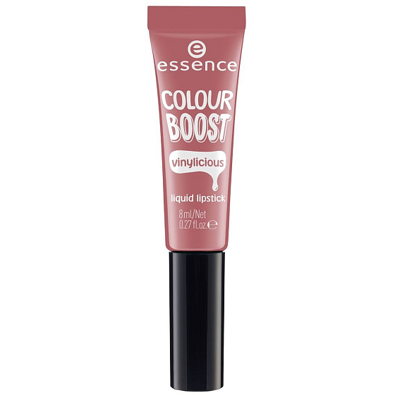 Essence Color Boost Vinylicious flüssiger Lippenstift 04 Woody Rosy 8 ml