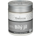 Saloos Bio 100% französische weiße Tonerde Körper- und Gesichtsmaske für Psoriasis, Ekzeme, reduziert die Talgproduktion 100 g