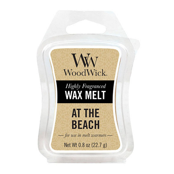 WoodWick At the Beach - Duftendes Wachs für die Aromalampe am Strand 22,7 g