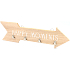 Nekupto Home Decor Dekorativer Pfeil aus Holz Happy Moments 40 cm