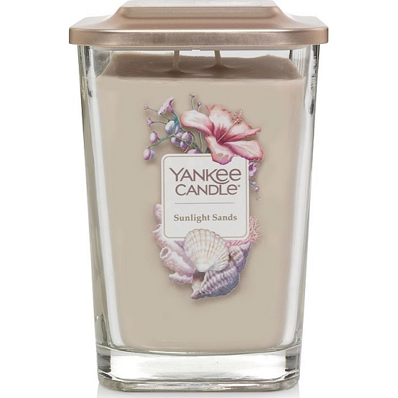 Yankee Candle Sunlight Sands - Sonnenbeschienene Sande Sojawachskerze Elevation großes Glas 2 Dochte 553 g