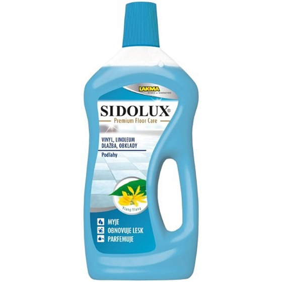 Sidolux Premium Floor Care Ylang Ylang Spezialreiniger für Vinylböden, Linoleum, Fliesen, Keramikfliesen 750 ml