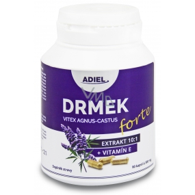 Adiel Drmek Forte mit Vitamin E lindert 90 Kapseln beim prämenstruellen Syndrom, das für Frauen in den Wechseljahren geeignet ist