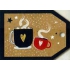 Nekupto Weihnachtsgeschenkkarten Kaffee 5,5 x 7,5 cm 6 Stück