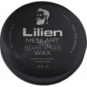 Lilien Men-Art Bart- & Haarwachs Schwarzes Bart- und Haarwachs 45 g