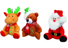 Trixie Weihnachtsplüsch Santa, Rentier, Bär 20 cm verschiedene Typen