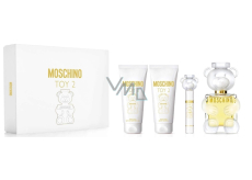 Moschino Toy 2 Eau de Parfum 100 ml + Körpercreme 100 ml + Duschgel 100 ml + Reisespray 10 ml, Geschenkset für Frauen