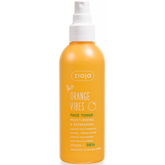 Ziaja Orange feuchtigkeitsspendendes und belebendes Gesichtswasser 190 ml