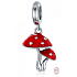 Charms Sterling Silber 925 Fliegenpilze, Natur Armband Anhänger