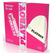 Playboy Wham Glam toaletní voda 40 ml + čepice, dárková sada pro ženy