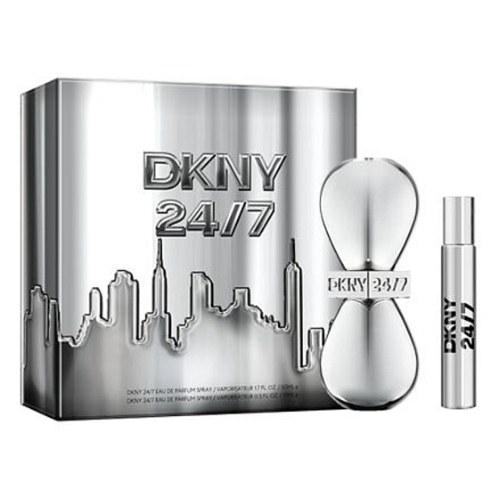 DKNY Donna Karan 24/7 Eau de Parfum 50 ml + Eau de Parfum 15 ml, Geschenkset für Frauen