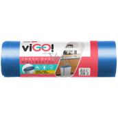 Vigo Odpadkový pytel modrý 60 l, 9 µ, 58 x 67 cm, 28 kusů