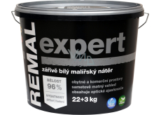 REMAL Expert strahlend weiß Malfarbe für Wände, 22+3 kg