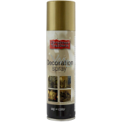 Dekorační sněhový sprej zlatý 150 ml