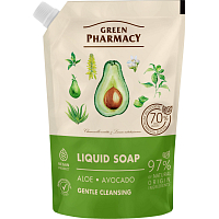 Green Pharmacy Aloe und Avocado flüssige Seife Nachfüllpackung 460 ml