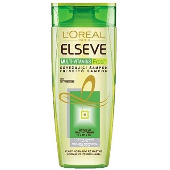 Loreal Paris Elseve Multi-Vitamins Frisches erfrischendes Shampoo 250 ml