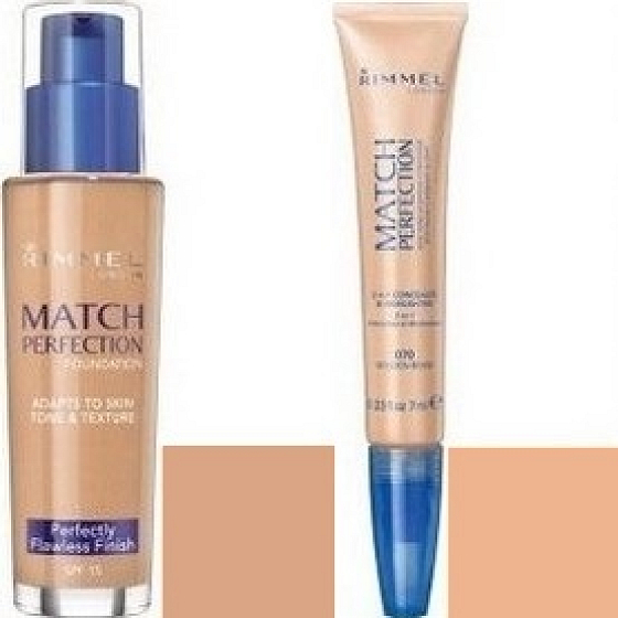 Rimmel London Match Perfection Schminke 200 30 ml + Concealer 030 7 ml