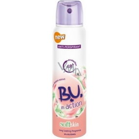 BU In Aktion Antitranspirant Deodorant Spray für weiche Haut für Frauen 150 ml