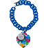 Hoppla! Objekte Tropisches Armband Armband OPSBR-211 blau