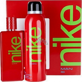 Nike Red Man Eau de Toilette 100 ml + Deodorant Spray 200 ml, Geschenkset