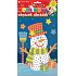 Mosaikspielset Weihnachtsschneemann mit Hut 23 x 16 cm