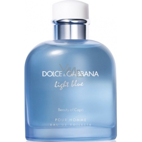 Dolce & Gabbana Hellblaue Schönheit von Capri Eau de Toilette für Männer 125 ml Tester