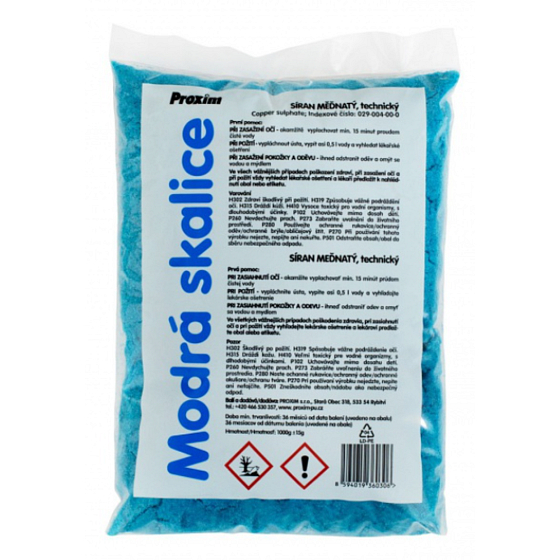 Proxim Kupfersulfat, technisch 500 g Beutel