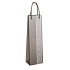 Ditipo Geschenk Papiertüte EKO für Flasche 12 x 9 x 39 cm Silber