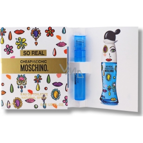 Moschino So Real Günstige und schicke Eau de Toilette für Frauen 1 ml mit Spray, Fläschchen