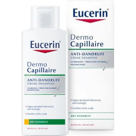 Eucerin DermoCapillaire Anti-Schuppen-Shampoo 2 x 250 ml, Duopack