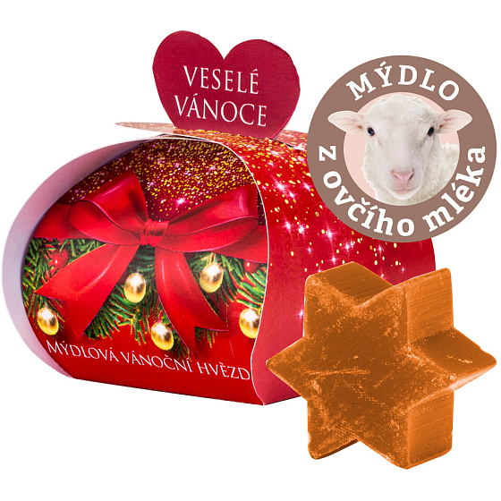Meine Weihnachtsstern Zimt Schaf Milch Geschenk Seife 13 g