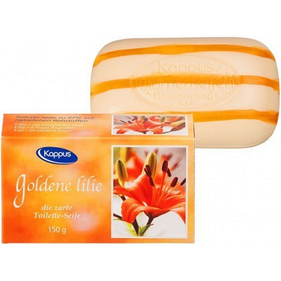 Kappus Lilie Luxus-Toilettenseife mit natürlichen Ölen 150 g