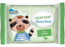 Pink Elephant Raccoon Daniel Cremeseife für Kinder 90 g