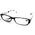 Berkeley Lesebrille +2,5 Kunststoff schwarz, Seiten mit Rechtecken 1 Stück MC2084