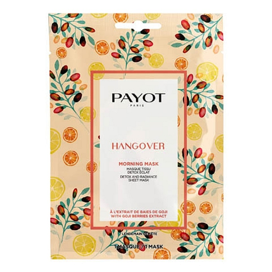 Payot Morning Hangover Masque Entgiftende aufhellende Stoffmaske 15 Stück x 19 ml
