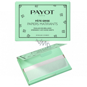 Payot Pate Grise Papiers Matifiants SOS Brillanz Mattierungspapiere, absorbiert überschüssiges Talg und verwirrt sofort die Haut von 50 Stück