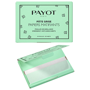 Payot Pate Grise Papiers Matifiants SOS Glanz mattierende Blättchen, absorbieren überschüssigen Talg und mattieren die Haut sofort 50 Stück