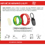 Parakito Repellent Mückenarmband für Kinder Meerjungfrau natürlich, nachfüllbar, wasserdicht, Schutz 24h / Tag - 15 Tage zum Nachfüllen + zwei Nachfüllungen