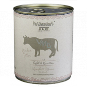 DR. Clauder BARF Rindfleischplatte Komplettes Futter für erwachsene Hunde, die empfindlich auf Futter reagieren 800 g